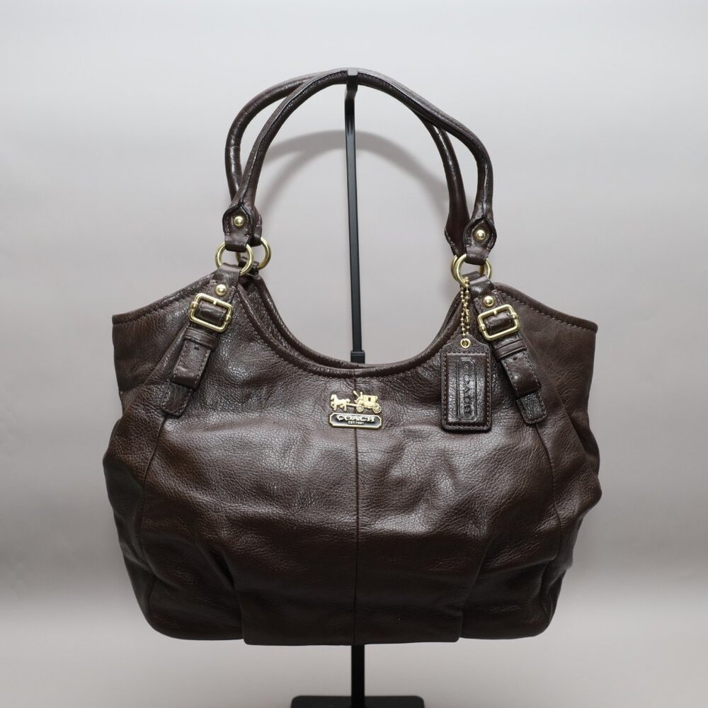 Coach 2011 Madison Abigail Brown Leather Shoulder Bag